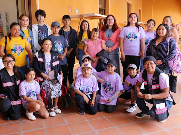 Semilleros creativos de Puebla promueven entornos de paz para niñas, niños y jóvenes