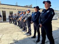 Polic&iacute;a Auxiliar impulsa formaci&oacute;n t&aacute;ctica y atenci&oacute;n ciudadana a personal operativo for&aacute;neo
