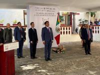 La Secretar&iacute;a de Bienestar realiz&oacute; Honores a los S&iacute;mbolos Patrios