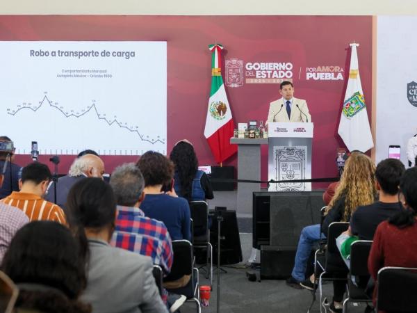 Con estrategia de seguridad coordinada, delitos mantienen tendencia a la baja en el estado de Puebla 