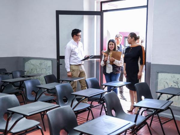 Gobierno estatal supervisa avances en la Universidad Rosario Castellanos