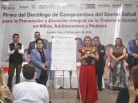Gobierno de Puebla y Federaci&oacute;n acuerdan protocolo com&uacute;n para atender violencia sexual
