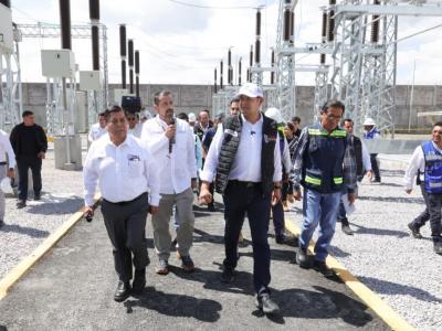 Subestaci&oacute;n el&eacute;ctrica asegura desarrollo industrial en San Jos&eacute; Chiapa: Armenta Mier