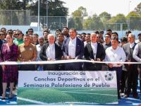 Gobierno Estatal impulsa deporte y Obra Comunitaria en Seminario Palafoxiano
