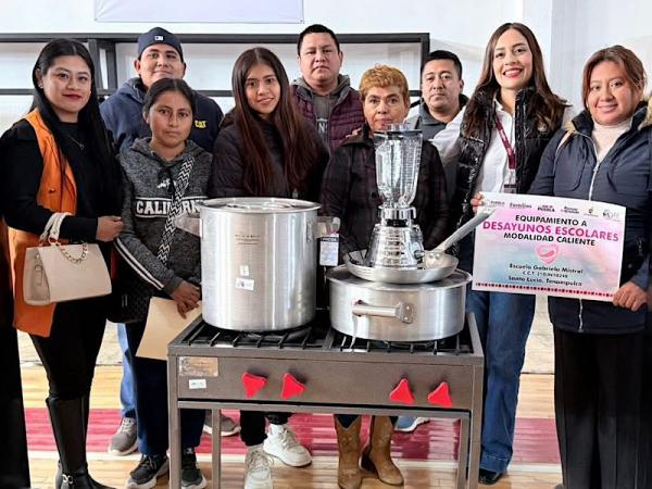 SEDIF fortalece desayunadores escolares en pro de la niñez poblana