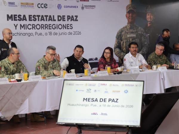Gobierno Federal, Estatal y Fuerzas Armadas refuerzan estrategia de seguridad en la Sierra Norte