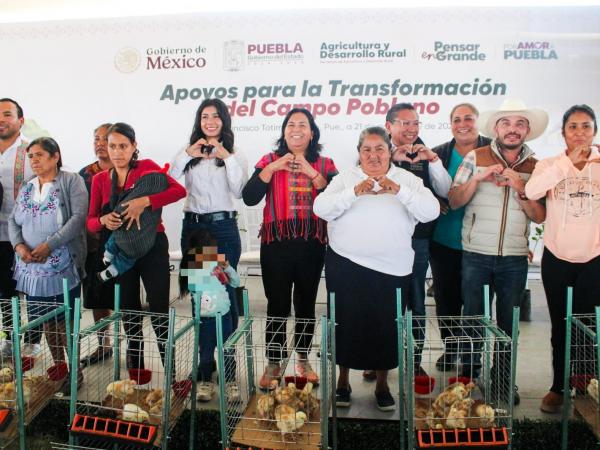 Gobierno del Estado impulsa transformación del campo en San Francisco Totimehuacan