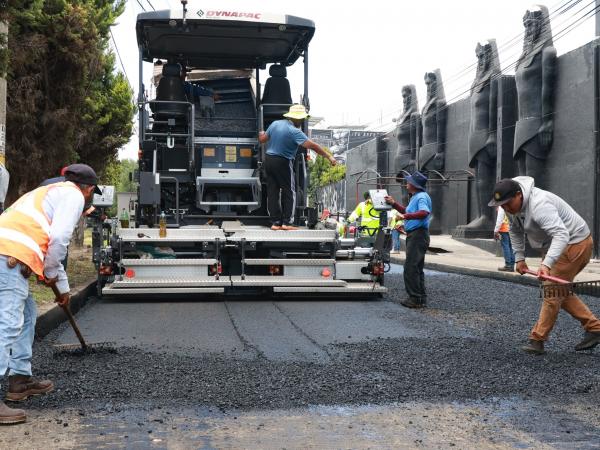Avanza rehabilitación de laterales de la Recta a Cholula; paz, bienestar y conectividad