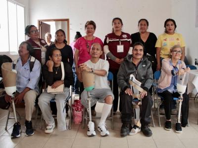 Con pr&oacute;tesis, SEDIF brinda movilidad y autonom&iacute;a a personas con discapacidad