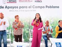 Con m&aacute;s apoyos, SADR impulsa la transformaci&oacute;n del campo en Atlixco