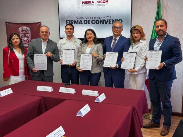 UTTECAM y SICOM fortalecen educación superior en Puebla