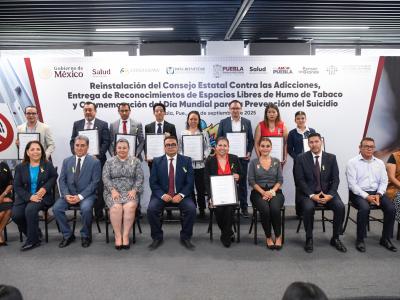 Refuerza Gobierno de Puebla acciones de prevención contra adicciones y suicidio