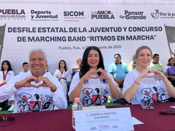 Jóvenes construyen un entorno de confianza y bienestar en Puebla