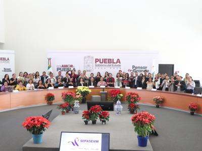 Fortalece Gobierno de Puebla coordinación interinstitucional para proteger a mujeres