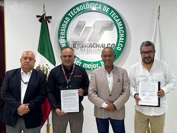 Universidades de Amozoc y Tecamachalco fortalecen alianza académica y tecnológica