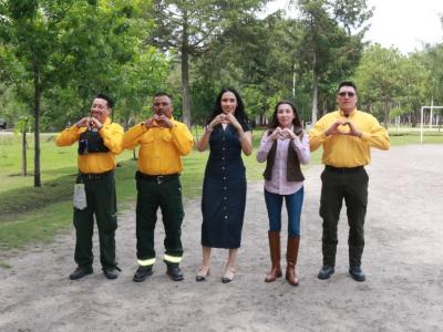 Brigadistas poblanos reforzarán seguridad ambiental global en Canadá: Rebeca Bañuelos