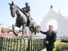 Rehabilita Gobierno del Estado el Arco de Loreto y devela escultura de Ignacio Zaragoza
