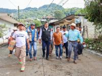 Gobierno del Estado de Puebla brinda atención oportuna a afectados por frente frío 16 en sierra norte