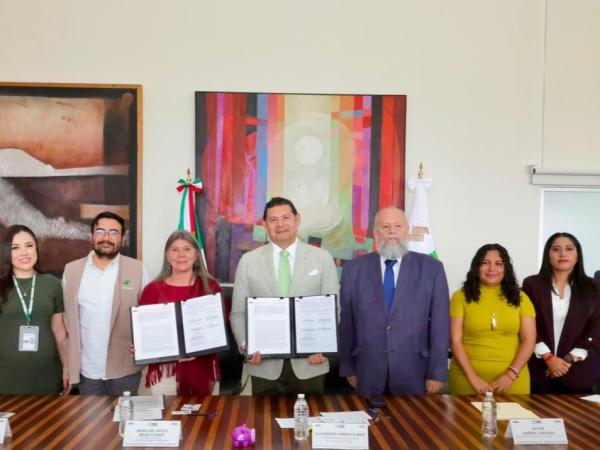Gobierno Estatal y FINABIEN fortalecen alianza para el bienestar de las familias migrantes.