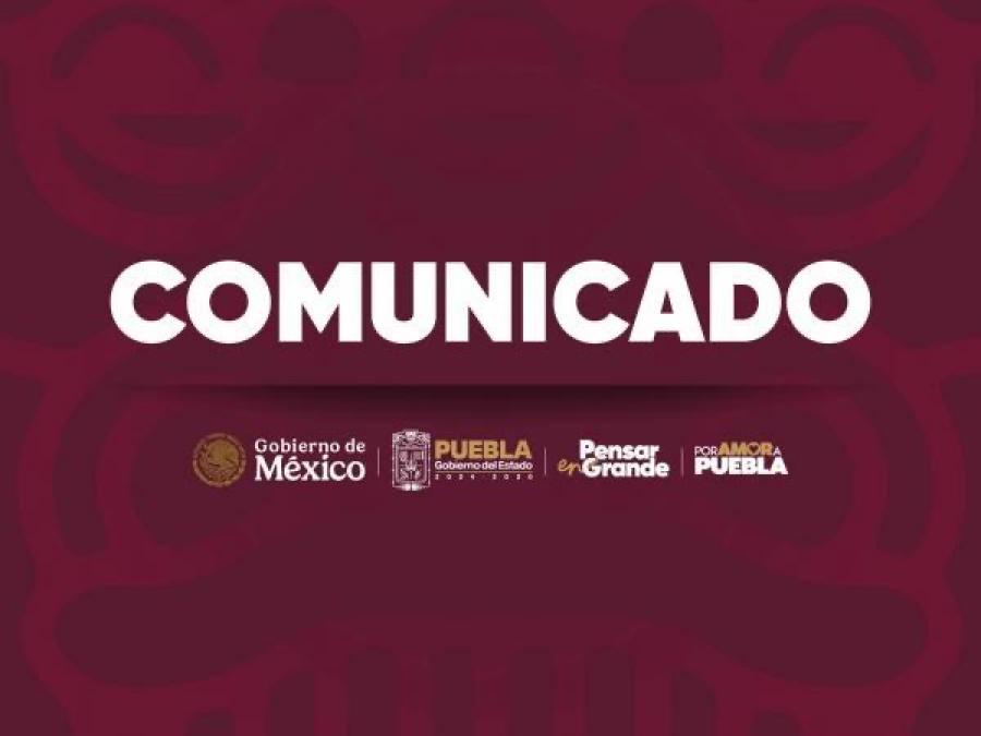 Comunicado de la Secretaría de Seguridad Pública