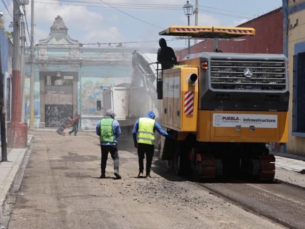 Inicia gobierno estatal rehabilitación de la Calle 4 Oriente en la capital poblana