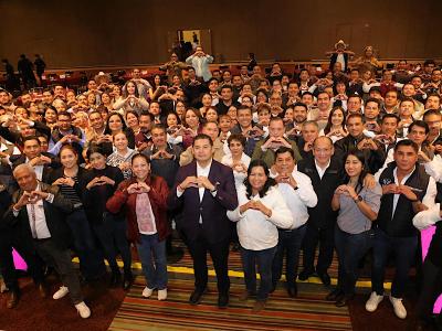 Amar a Puebla es llevar bienestar a todas las regiones del estado: Armenta.