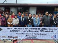 SEDIF realiza exitosas faenas comunitarias en Tlatlauquitepec y Atempan