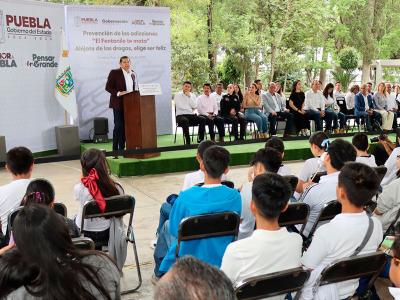 Puebla participa en Jornada Nacional por la Paz y contra las Adicciones