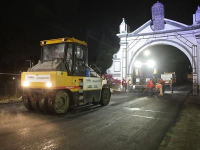 Refuerza gobierno estatal trabajos nocturnos en rehabilitaci&oacute;n de la Prolongaci&oacute;n Reforma