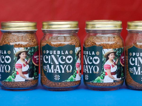 De Puebla al mundo, nace café soluble &quot;5 de Mayo&quot;, compromiso cumplido a cafeticultores