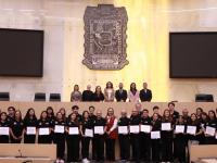 Congreso del Estado reconoce m&eacute;rito acad&eacute;mico del nanosat&eacute;lite Gxiba-1