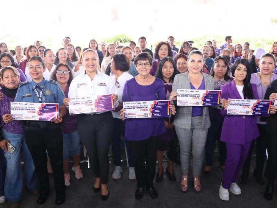 Presenta Secretaría de Mujeres campaña contra la violencia de género en RUTA