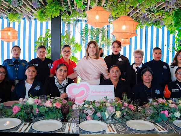 Voluntariado de SSP reconoce labor de mujeres policías
