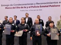 Gobierno de Puebla reconoce y dignifica valor policial