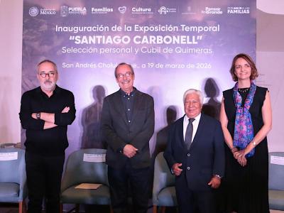 Puebla impulsa democratizaci&oacute;n de la cultura con exposici&oacute;n de Santiago Carbonell