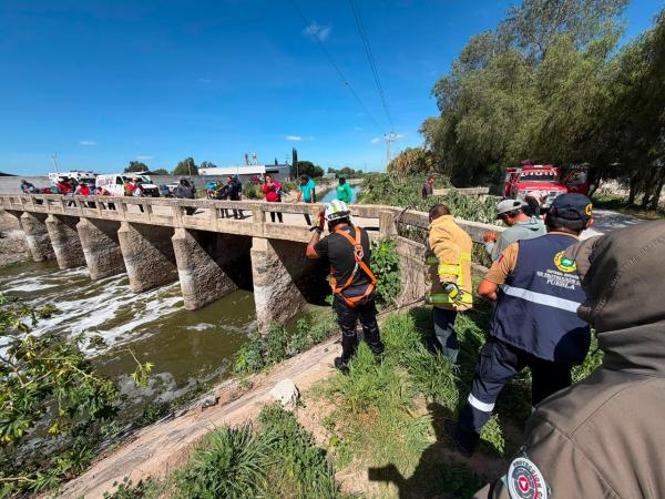 Protección Civil localiza cuerpo en el Canal de Valsequillo.
