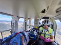 Traslado a&eacute;reo logra atenci&oacute;n inmediata a mujer embarazada desde Huauchinango