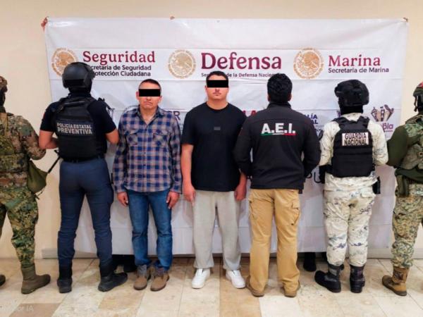 Trabajo coordinado permite detención de dos presuntos integrantes del “CJNG”