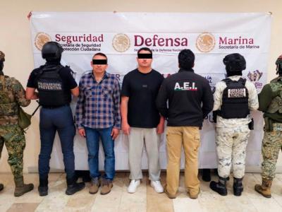 Trabajo coordinado permite detenci&oacute;n de dos presuntos integrantes del &ldquo;CJNG&rdquo;