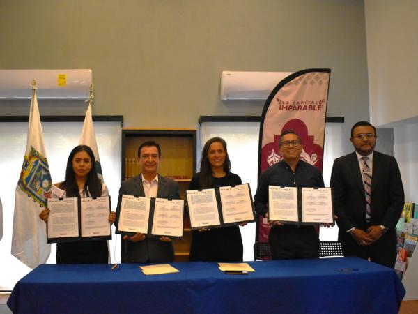 Establecen alianza Conalep Puebla e IMACP para seguridad con bienestar del alumnado