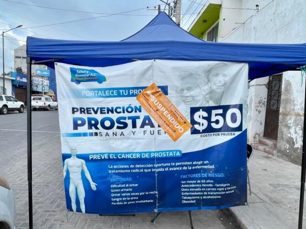 Suspende DPRIS m&oacute;dulo m&eacute;dico irregular en v&iacute;a p&uacute;blica en Tepeaca