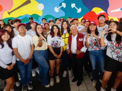 Juventud poblana transforma espacios en arte con Jornada Nacional de Tequios y Murales