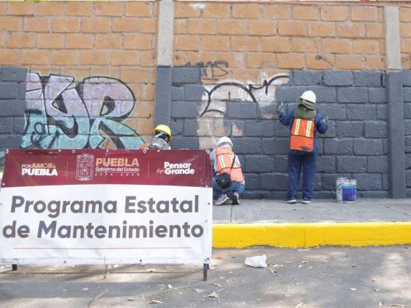Gobierno de Puebla encabeza dignificación inédita de espacios y accesos en municipios