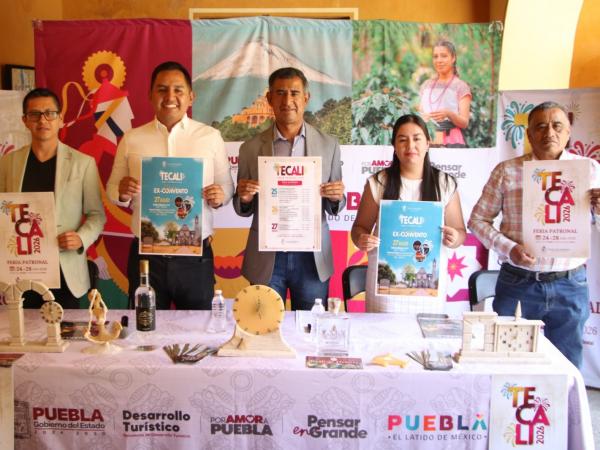 Fomenta Gobierno del Estado de Puebla llegada de turistas en Tecali de Herrera