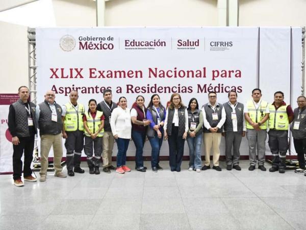 Recibe Puebla a aspirantes de todo el país para el Examen Nacional de Estomatología