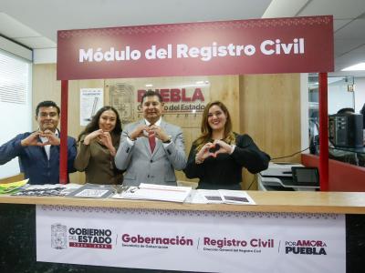 Nuevo m&oacute;dulo del Registro Civil en CDMX acerca servicios a poblanos