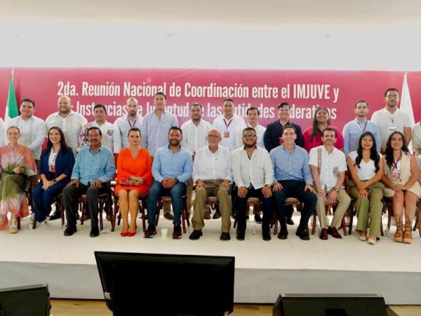 Deporte y Juventud participa en Reunión Nacional de Coordinación del IMJUVE