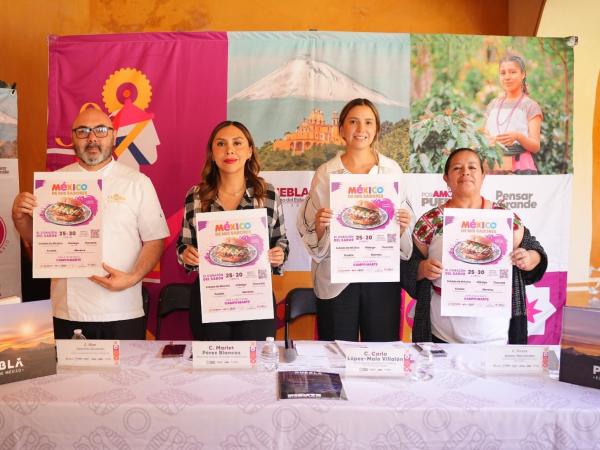 Mostrará Puebla riqueza gastronómica en “México de mis Sabores” del Campo Marte