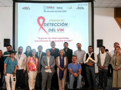 Avanza coordinación interinstitucional para combatir el VIH/Sida en Puebla